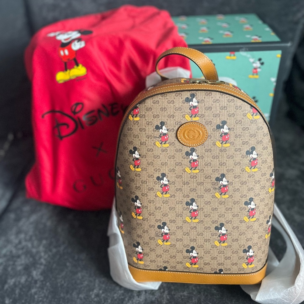 Gucci x Disney Mini GG Supreme Mickey Backpack